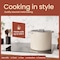 Bakkenmaster 16-Qt Ceramic Coated Stock Pot with Lid, Nonstick, Oven Safe, PTFE and PFAS Free, Cream BKCRSTKPTCR16 - alternate 2