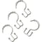 Zenith Zenna Home Chrome Double Roller Shower Curtain Hook, 12 Count 96SS - alternate 2