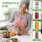 Nutrichef 4-Pack 16 oz Mason Jars with Lids, 4PK NCMSJ4 - alternate 2
