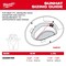 Milwaukee Tool Sun Hat, Yellow, Nylon/Polyester, S/M M770Y-SM - alternate 3