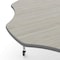 Flash Furniture Commercial Adjustable Height Flower Activity Table with Locking Casters-LT Gray XU-A60-FLR-LTGRY-T-P-CAS-GG - alternate 3