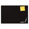 Fab Glass And Mirror Magnetic Glass Dry Erase Board, Frameless Glass Black Board, 24in x 36in, with Magnets, Markers MB24x36-SB630 - alternate 1