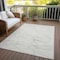 Homeroots 9' X 12' Ivory And Gray Abstract Washable Indoor Outdoor Area Rug 601072 - alternate 3