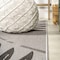 Jonathan Y Havana Tropical Palm Leaf Gray/Black 3 ft. x 5 ft. Indoor/Outdoor Area Rug SMB208B-3 - alternate 2