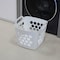 Basicwise Flexible Plastic Laundry Basket - Square Storage Hamper with Side Handles for Easy Carrying QI003857.WT - alternate 4
