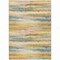 Homeroots 9' X 12' Gold Gray And Ivory Striped Washable Indoor Outdoor Area Rug 631411 - alternate 3