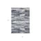 Homeroots 5' X 8' Gray And Silver Abstract Washable Indoor Outdoor Area Rug 612510 - alternate 4