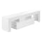 Homeroots 63in White Cabinet Enclosed Storage TV Stand 490385 - alternate 4