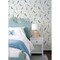 Chesapeake Birdsong Blue Trail Wallpaper 3124-13852 - alternate 2