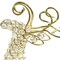 Homeroots 19" Gold Metal Reindeer Figurine 354785 - alternate 3