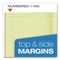 Tops Computation Notebook, Quadrille Rule (4 sq/in), Red Cover, (75) 11.75 x 9.5 Sheets 35126 - alternate 3