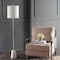 Jonathan Y Lincoln 62.5" Marble/Metal LED Floor Lamp, White/Chrome JYL2061A - alternate 3