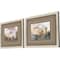Homeroots Set Of Two Quiet Place Gold Framed Print Wall Art, 2PK 526138 - alternate 3