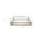 Homeroots 14in Gold Square Metal Serving Tray 517548 - alternate 2