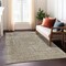 Homeroots 5' X 8' Pewter And Beige Abstract Washable Indoor Outdoor Area Rug 616017 - alternate 2