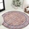 Jonathan Y Kemer All-Over Persian Non-Slip Machine-Washable Multi 8 ft Round Area Rug WSH104A-8R - alternate 1
