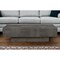 Homeroots 59" Dark Gray Solid Wood Solid Coffee Table 565306 - alternate 4
