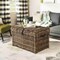 Happimess Michael 35.5in Wicker Storage Trunk, Brown HPM9004A - alternate 2