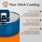 Nutrichef Casserole with Lid-Non-Stick Stylish Kitchen Cookware with Foldable Knob, 5 Quart, Works with Model: NCWSTKBULCAS5 - alternate 2