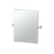 Gatco Glam 24" Frameless Rectangle Mirror, Polished Nickel 4319SM - alternate 1