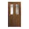 Sartodoors Sliding Closet Bi-fold Doors 64 x 96 inches, Ego 5011 Cognac Oak Veneer, Sturdy Tracks Moldings Tr EGO5011BF-DKO-64x96 (2* 32x96) - alternate 1