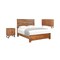 Homeroots Three Piece Brown Solid Wood Bedroom Set 636250 - alternate 2