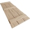 Ekena Millwork Rustic Three Board Spaced Board-n-Batten Pecky Cypress Faux Wood Shutters, 17 1/2"W x 76"H SHUBSS17X76PCPR - alternate 6