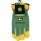 John Deere Mens XL Deerskin Leather Work Glove JD00008-XL - alternate 2