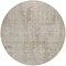 Homeroots 8' Taupe And Beige Round Geometric Washable Indoor Outdoor Area Rug 594595 - alternate 3