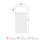 Brady High Adhesion Self Lam Vinyl Wire and Cable Labels 6in H x 1in W WT, CL 1000/RL THT-81-417-1 - alternate 2