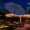 Simple Deluxe 9' Solar Umbrella 32 LED Lighted Patio Umbrella Table Market Umbrella with Push Button Tilt/Crank O LGBRLA9LEDDBL - alternate 2