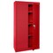Sandusky Lee Storage Cabinet, 66 in H, 30 in W, 18 in D, Swing, Keyed, Red, 3 Shelves VF31301866-01 - alternate 1