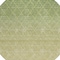 Homeroots 8' Artichoke Green And Beige Round Geometric Washable Indoor Outdoor Area Rug 605779 - alternate 3