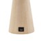 Homeroots 20" Beige Solid Wood USB Table Lamp With Beige Drum Shade 530946 - alternate 4