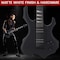Pyle Heavy Metal EG Fire Electric Guitar Axe w/ Amplifier Kit, Full Size Instrument w/ Practice Amp & PMGTRKT101 - alternate 3
