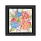 Homeroots Spring Floral Black Framed Print Wall Art 529908 - alternate 1