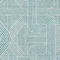 Homeroots 5' X 8' Teal Blue And Ivory Abstract Washable Indoor Outdoor Area Rug 594960 - alternate 2