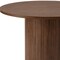 Homeroots 47" Natural Solid Wood Pedestal Base Round Top Dining Table 633115 - alternate 2