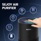 Edendirect 500 Sq.Ft.HEPA Air Purifier Gray, 4-Speed, Real-Time Air Quality Monitor, 8H Timer, Child Lock ZR-KQJ-0402-Grey - alternate 4