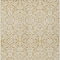 Homeroots 3' X 5' Gold And Beige Damask Washable Indoor Outdoor Area Rug 595145 - alternate 2