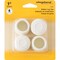 Shepherd Hardware Furniture Leg Tip, Round, Rubber, Off-White, 1 in Dia 9121 - alternate 2