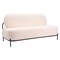 Homeroots 64" Vanilla Fabric Sofa 574006 - alternate 3