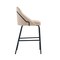 Manhattan Comfort Gracie Counter Stool  in Tan and Black - Set of 3 3-CS019-BTN - alternate 4