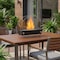 Homeroots 14in Black And Silver Metal BioEthanol Round Portable Firepit 654318 - alternate 3