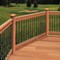 Deckorators 26'' Black Aluminum Classic Baluster, 10PK 74698 - alternate 2