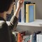 Acrimet Steel Metal Jumbo Bookends for Shelves, Heavy Duty, for Large books, Light Blue, 2PK 294.2 - alternate 3