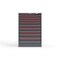 Strong Hold 10 drawer cabinet - (4x 2ft, 4x 3ft, 2x 4ft) - Red accents - E-Lock w/ Tracking S3044-PPTAS-1001DS - alternate 1
