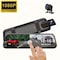 Wrightmaster Full HD Mirror Dashcam with Rear Camera, Loop Recording and G-Sensor ZR-32G - alternate 1