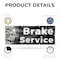 Signmission Brake Service, 36 Inch x 96 Inch, Vinyl Banner B-96-30494 - alternate 3