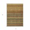 Homeroots 3' X 5' Coral Gold And Green Striped Washable Indoor Outdoor Area Rug 577769 - alternate 3